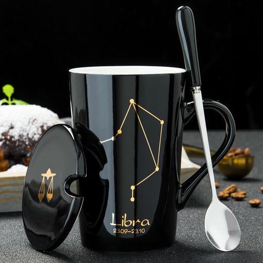 Ceramic Zodiac Mug With Spoon