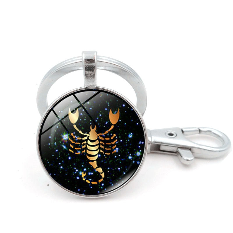 Magical Zodiac Sign Keychain