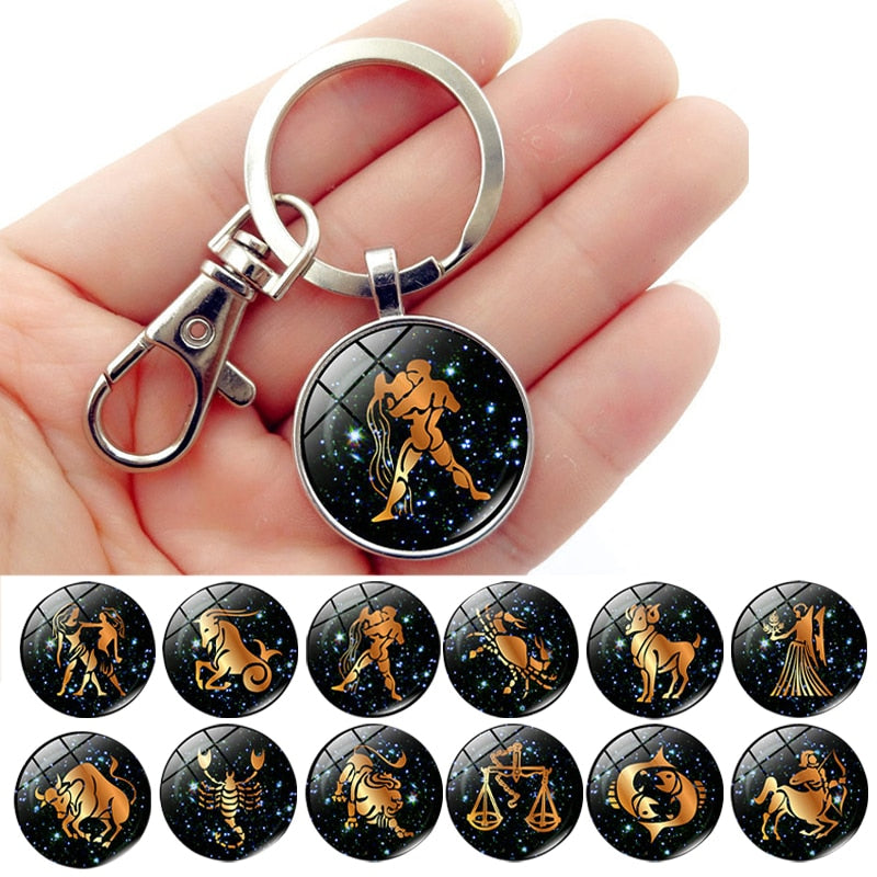 Magical Zodiac Sign Keychain