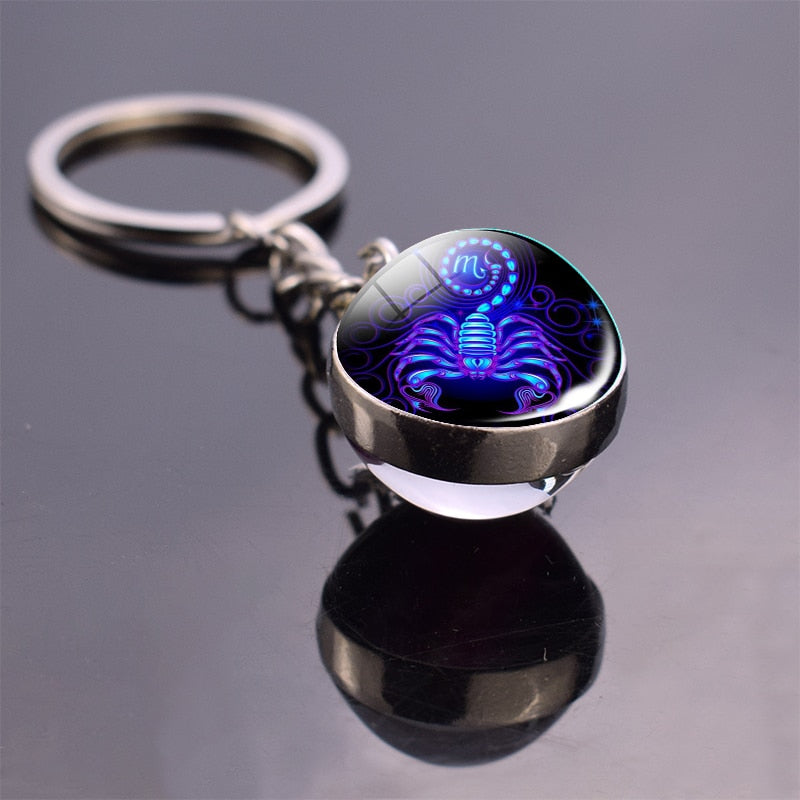 Zodiac Sign Keychain