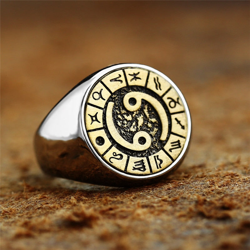 12 Zodiac Power Ring