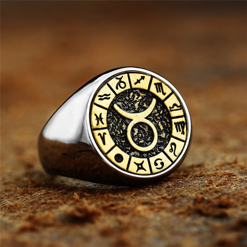 12 Zodiac Power Ring