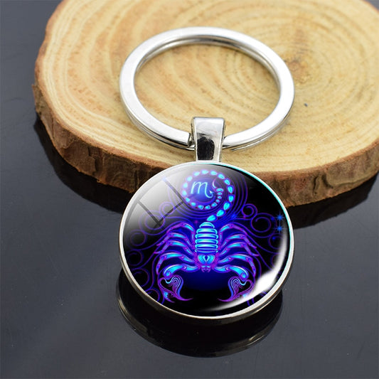 Zodiac Sign Keychain