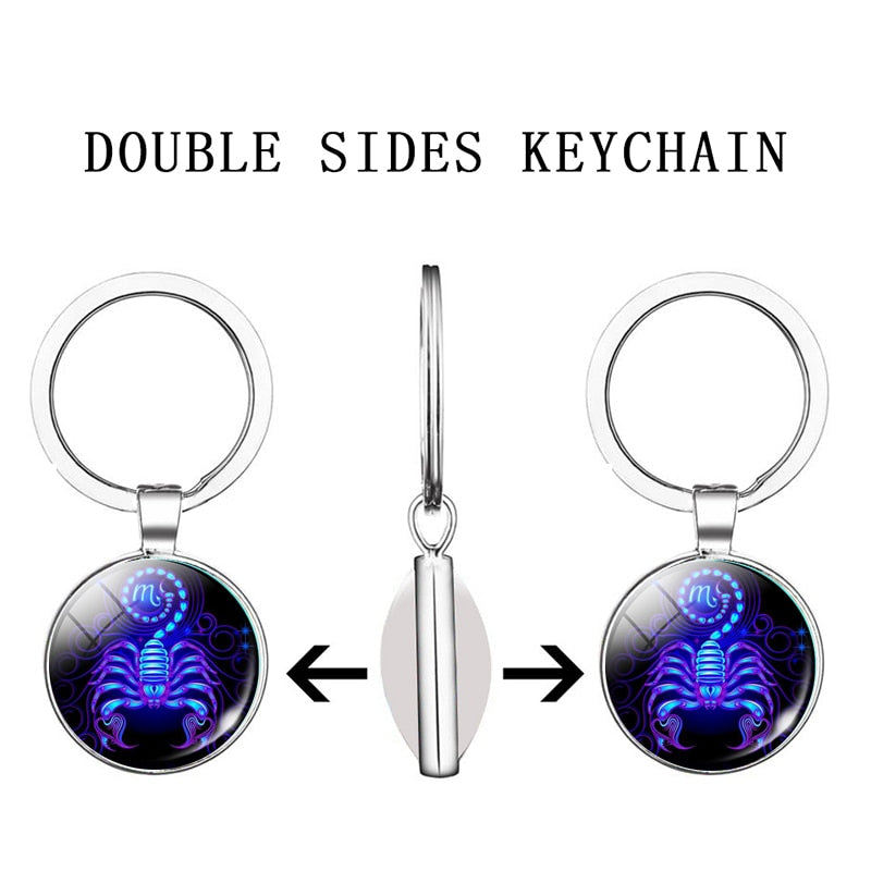 Zodiac Sign Keychain