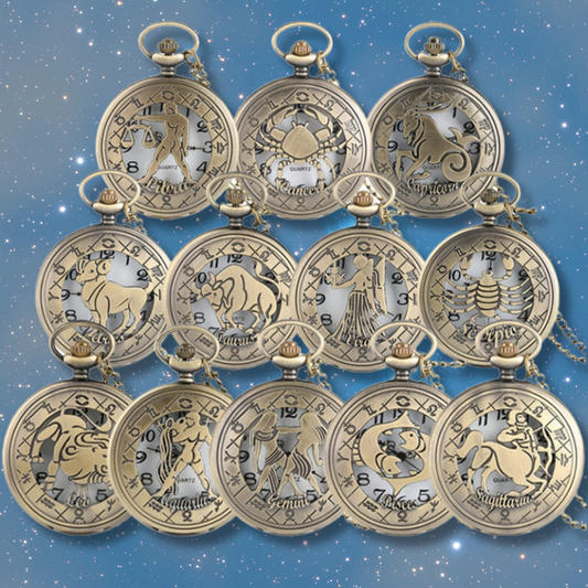 Vintage Zodiac Pocket Watch