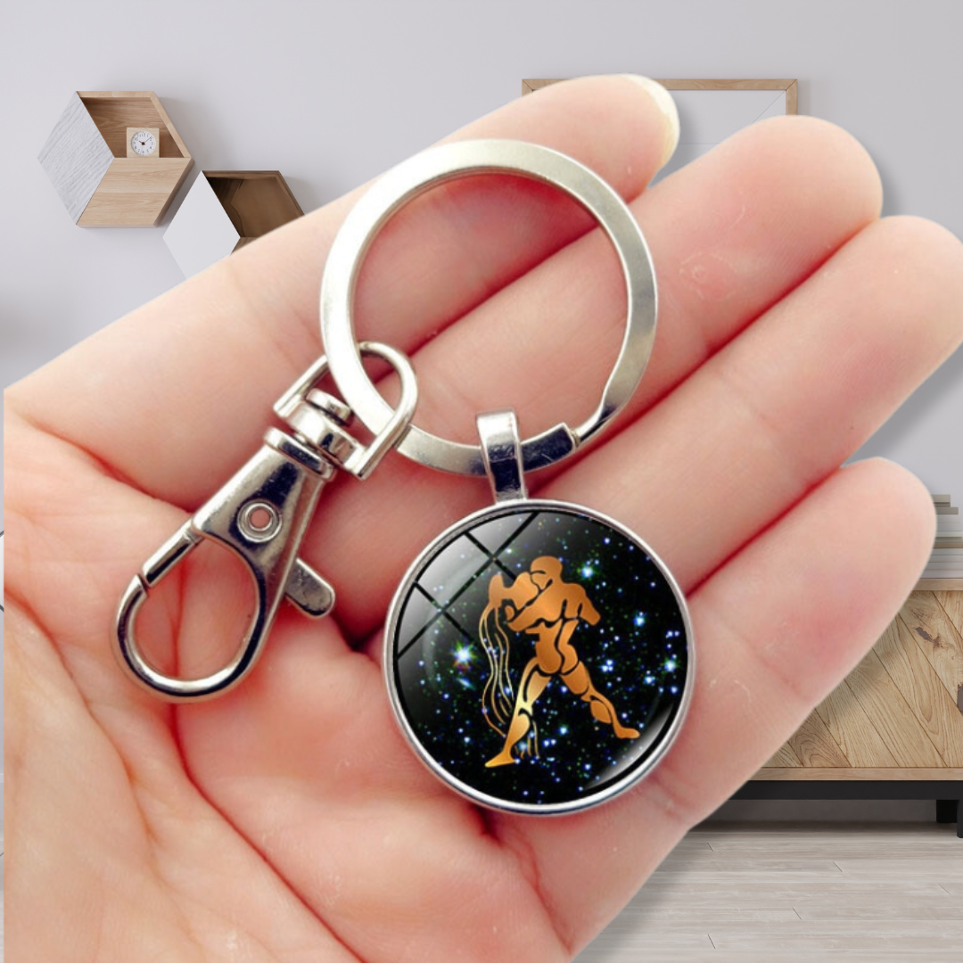 Magical Zodiac Sign Keychain