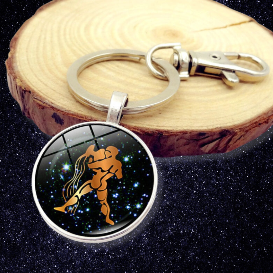 Magical Zodiac Sign Keychain